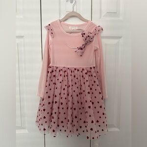 btween Pink and Red Heart Dress